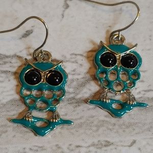 Cute Dangle Owl Earrings